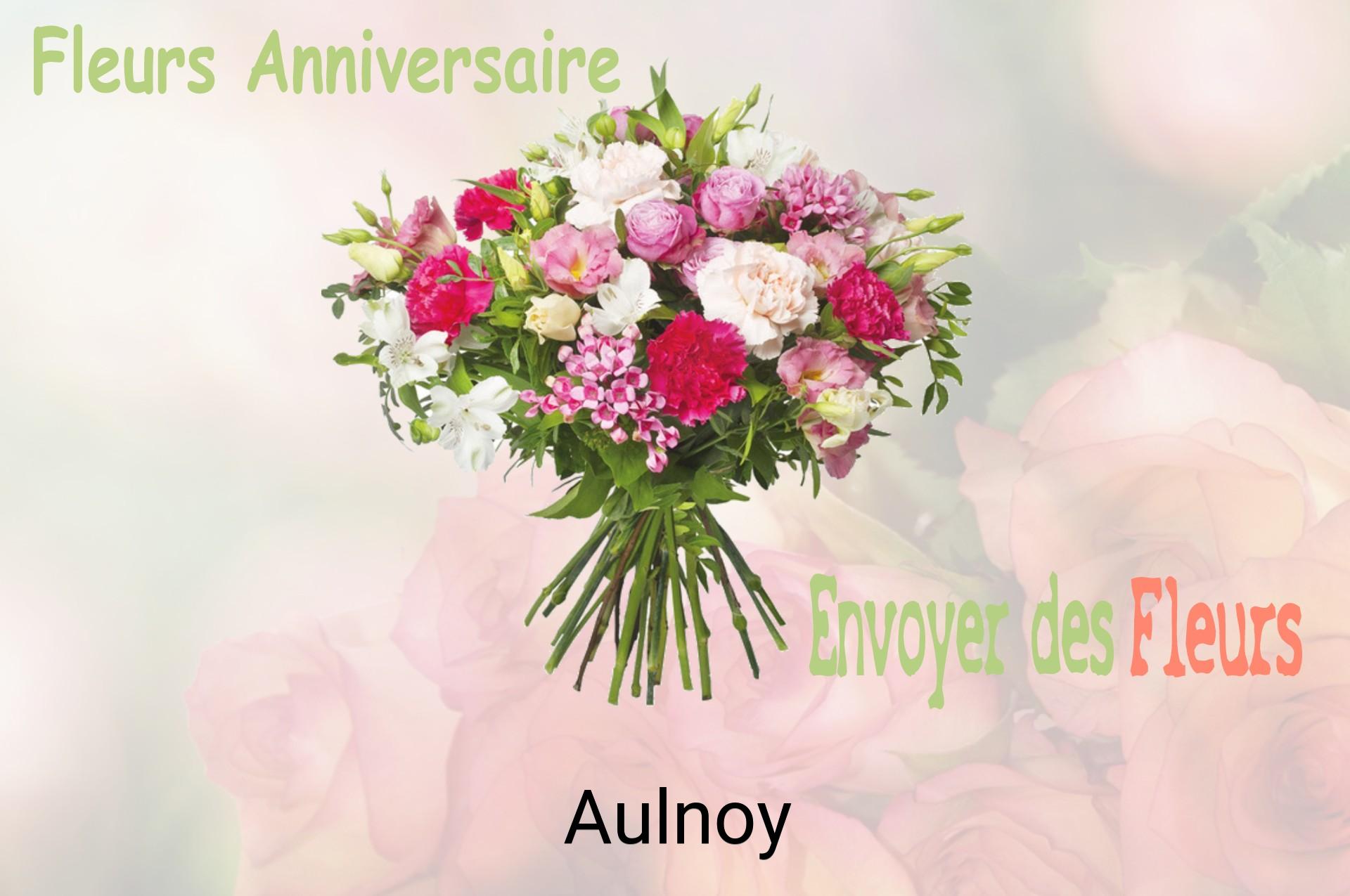 Bouquet de fleurs d’anniversaire livré à Aulnoy