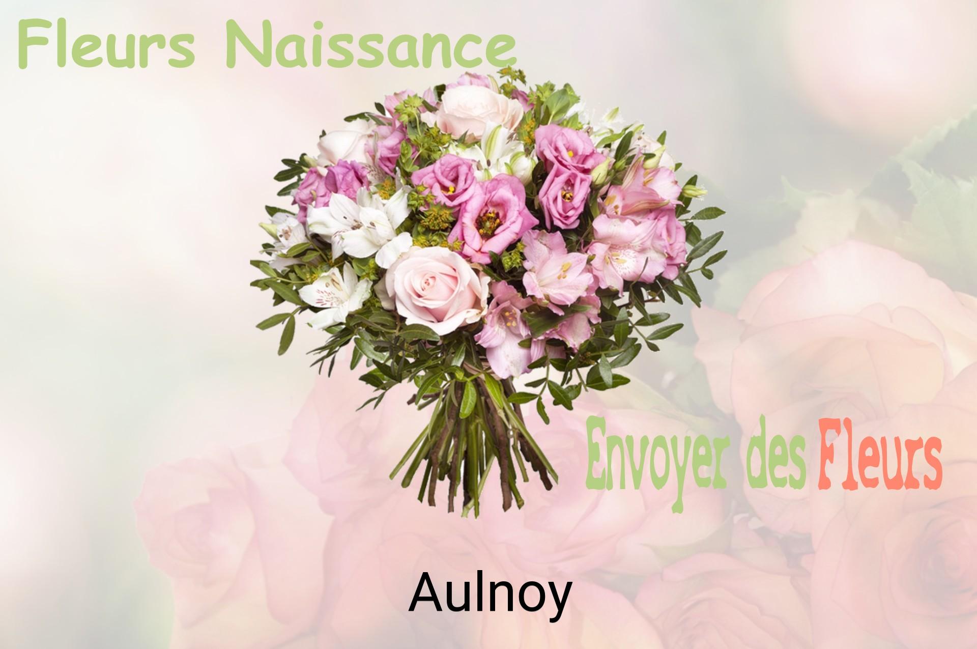 Bouquet de fleurs de naissance livré à Aulnoy